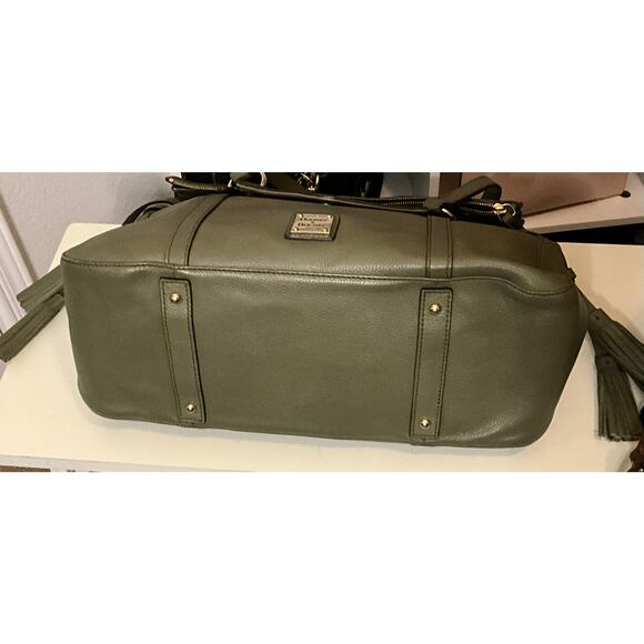 Dooney & Bourke Florentine Smith Olive Green Leather Bag - Picture 4 of 7